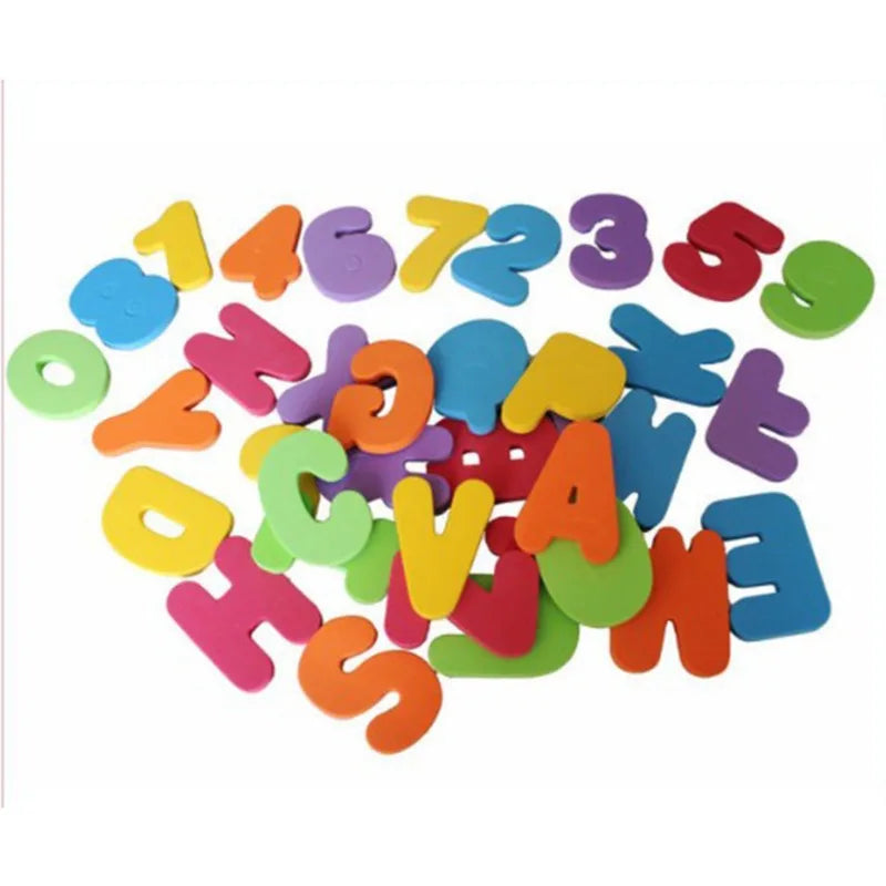 Alphanumeric Letter Bath Puzzle – Fun Learning Toy