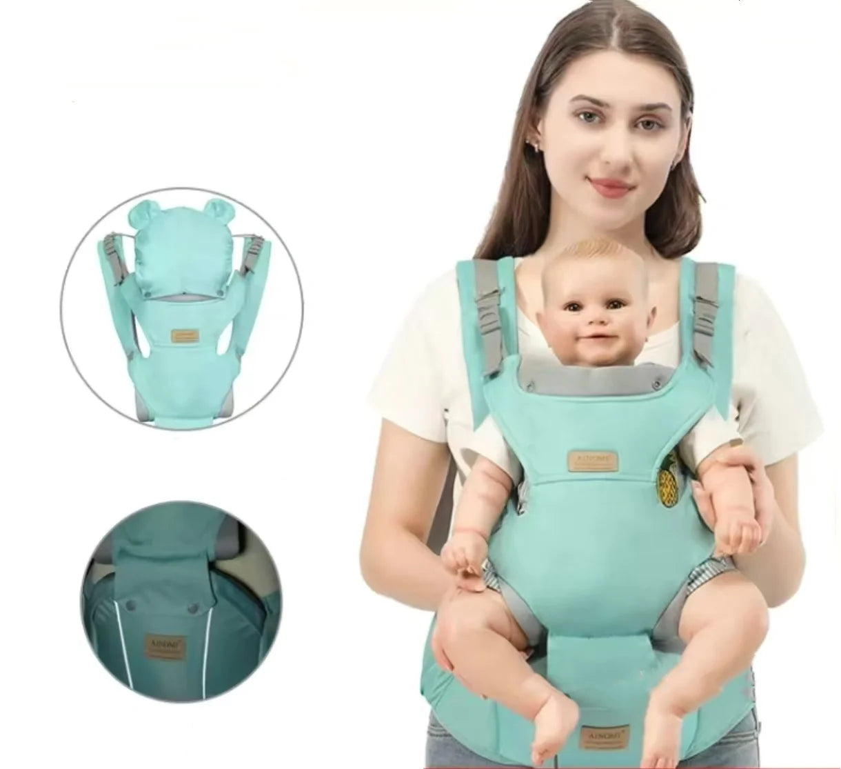 Baby Hip Seat Carrier – 3-in-1 Ergonomic Support