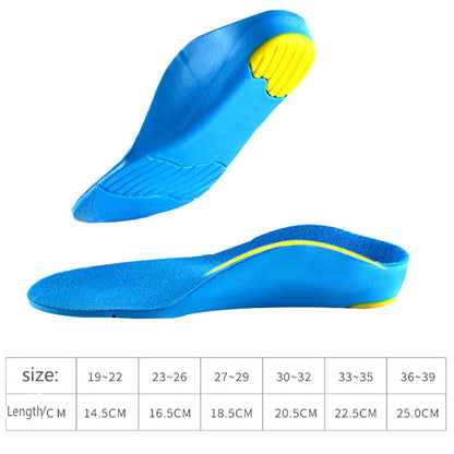 Kids Orthotic Insoles for Flat Feet – Arch Support & Comfort
