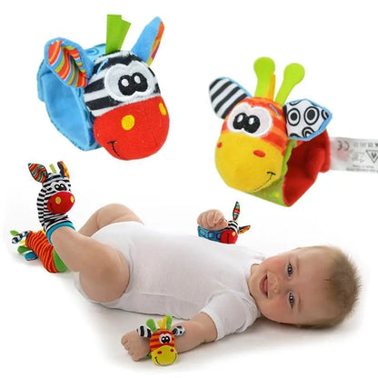 Baby Rattle Toys – Soft Wrist & Foot Socks for Infants