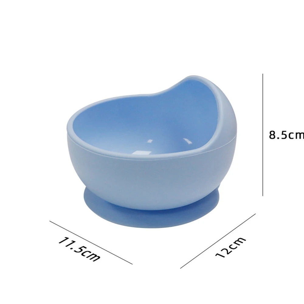 Baby Silicone Suction Bowl – Non-Spill Toddler Feeding