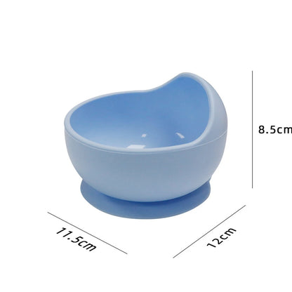 Baby Silicone Suction Bowl – Non-Spill Toddler Feeding