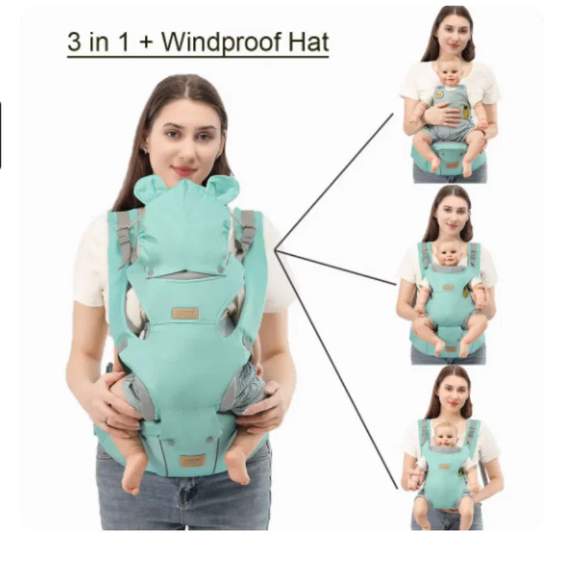 Baby Hip Seat Carrier – 3-in-1 Ergonomic Support