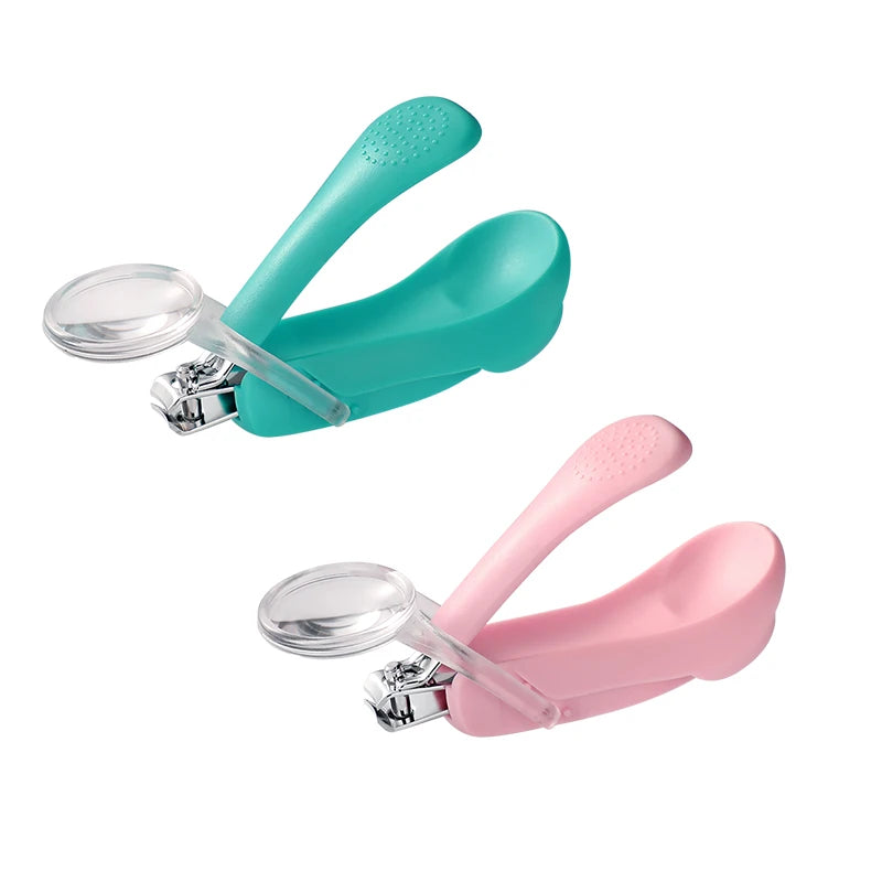Infant Baby Nail Clippers with Magnifier for Safe Trimming