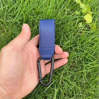 Stroller Hooks for Bags – Strong, PU Leather, Hands-Free Travel