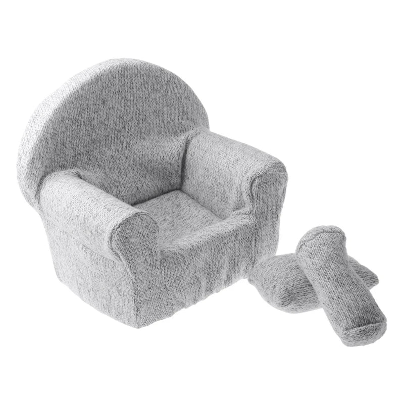 Infant Mini Sofa for Photoshoot – Comfortable & Portable Seat