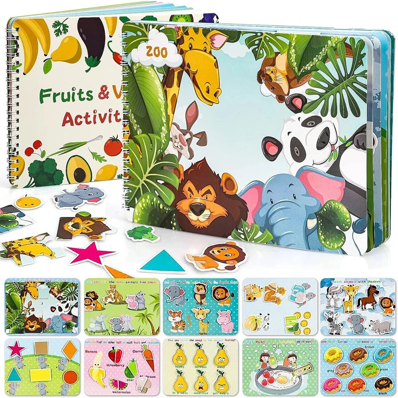Busy Book for Kids – Montessori Learning & Activity Fun