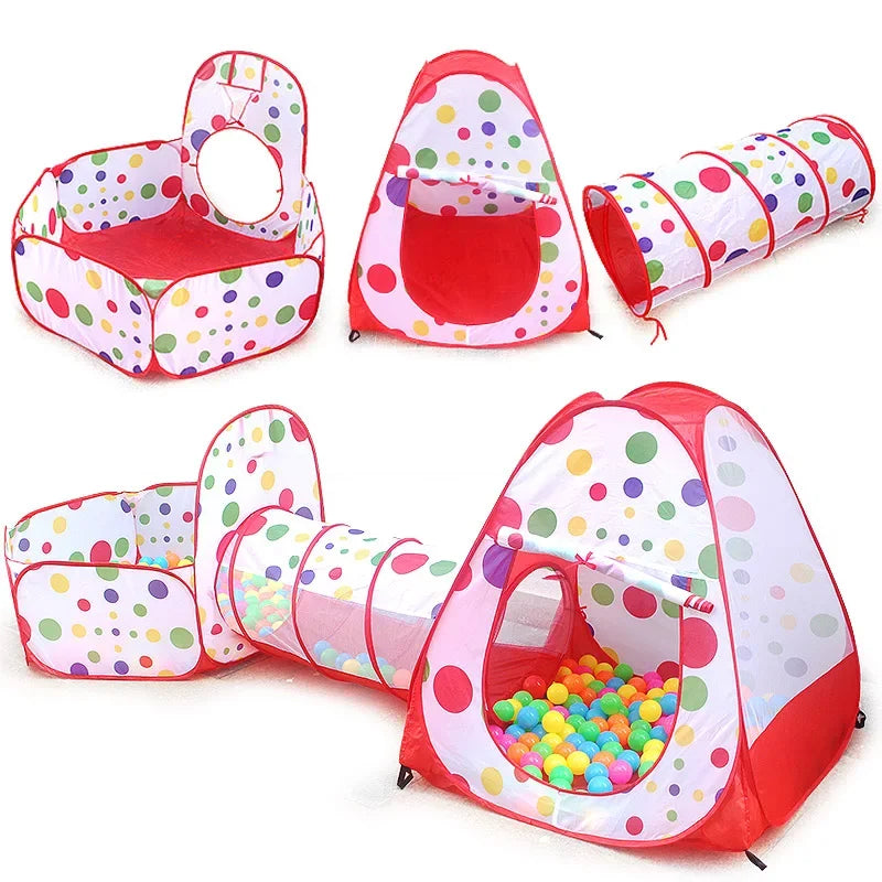 Kids Ball Pit With Tunnel – Fun Indoor & Outdoor Play Tent
