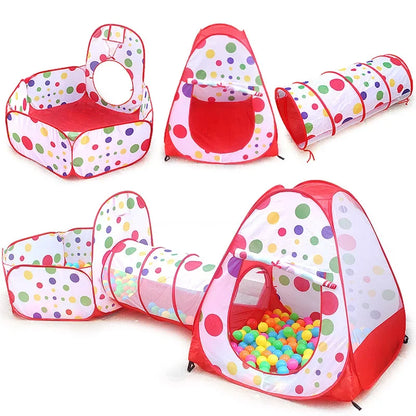Kids Ball Pit With Tunnel – Fun Indoor & Outdoor Play Tent