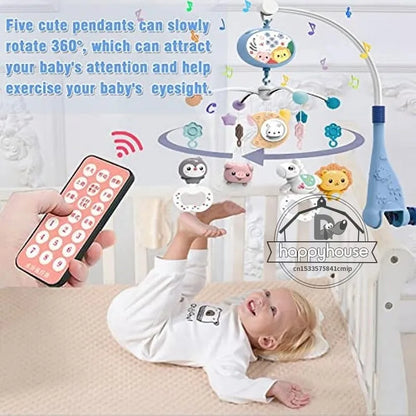 Baby Crib Mobile with Music & Lights – Soothing Sleep Aid