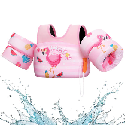 Kids Swim Vest with Arm Floats – Safe Buoyancy for Water