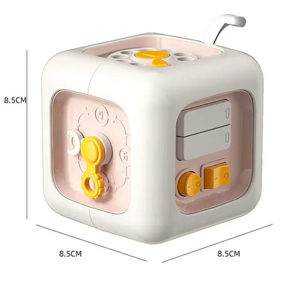 6-in-1 Montessori Busy Cube – Educational Skills Toy for Kids