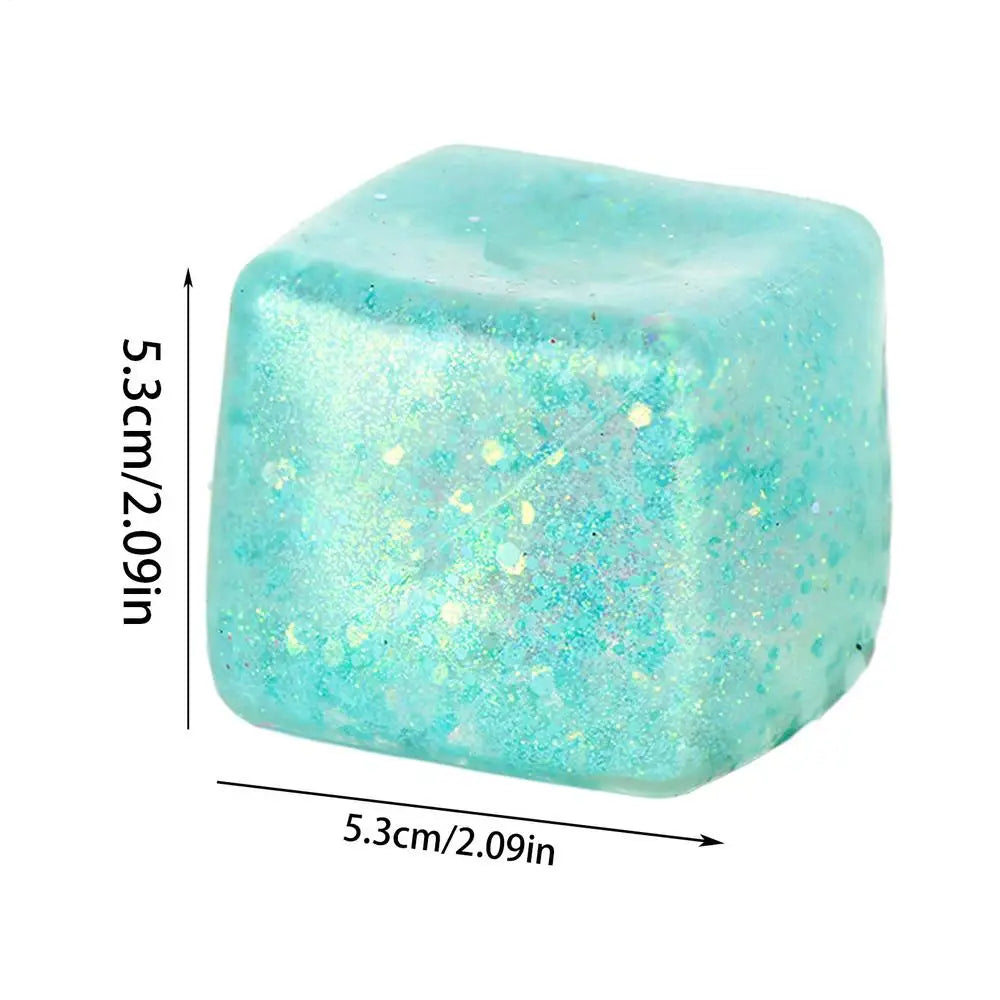 Stress Relief Squeeze Cube – Soft Slow-Rebound Fidget Toy