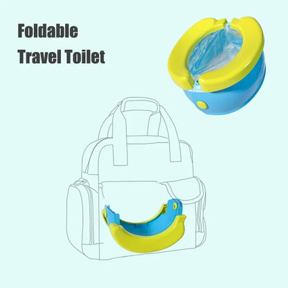 Child Potty Training Seat – Portable Foldable Travel Potty