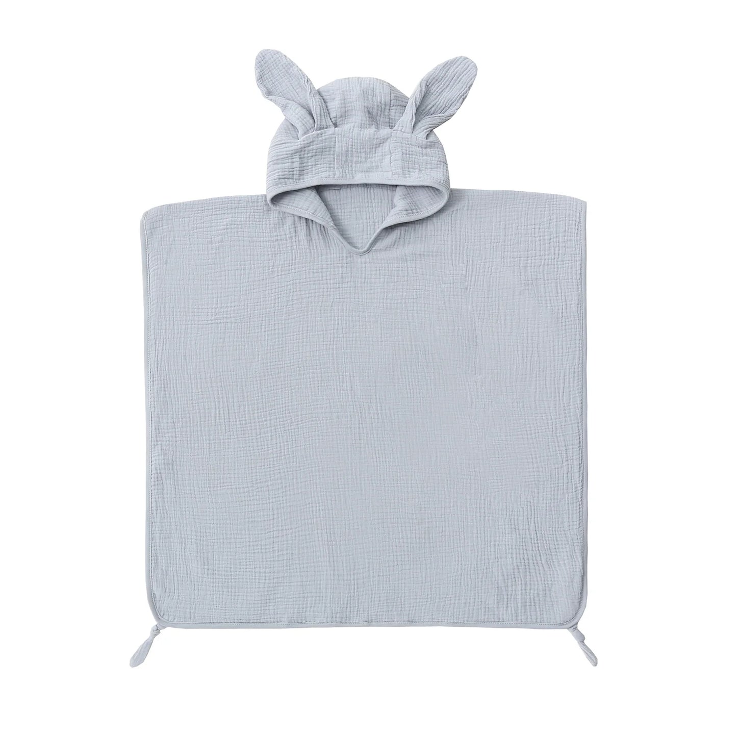 Muslin Baby Hooded Poncho Towel – Soft & Quick-Dry