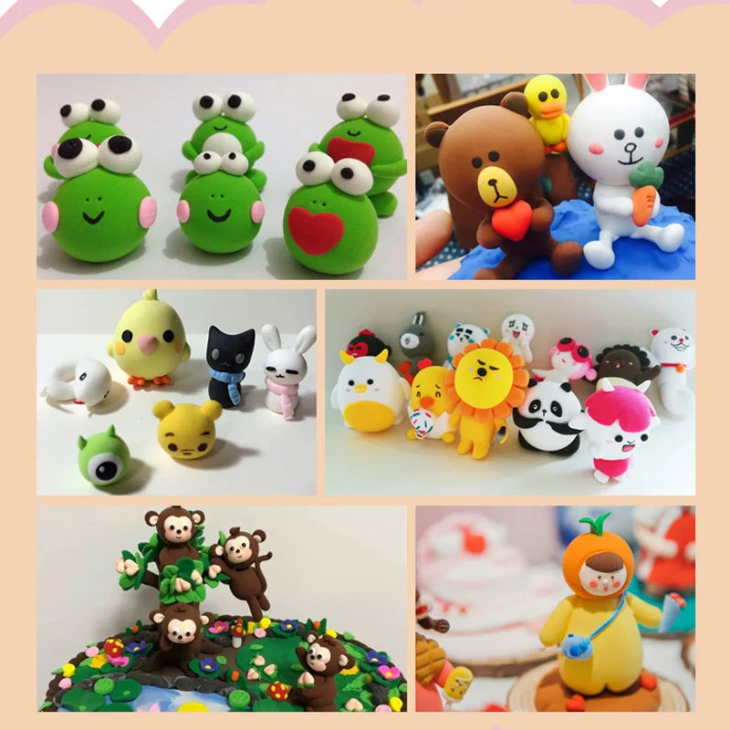painting and sealing finished air dry clay project