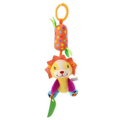 Baby Stroller Rattle Toy – Soft Hanging Animal for Sensory Play