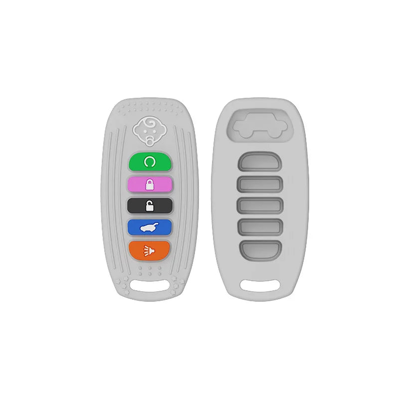 Silicone Baby Teether – TV Remote Toy for Gum Relief