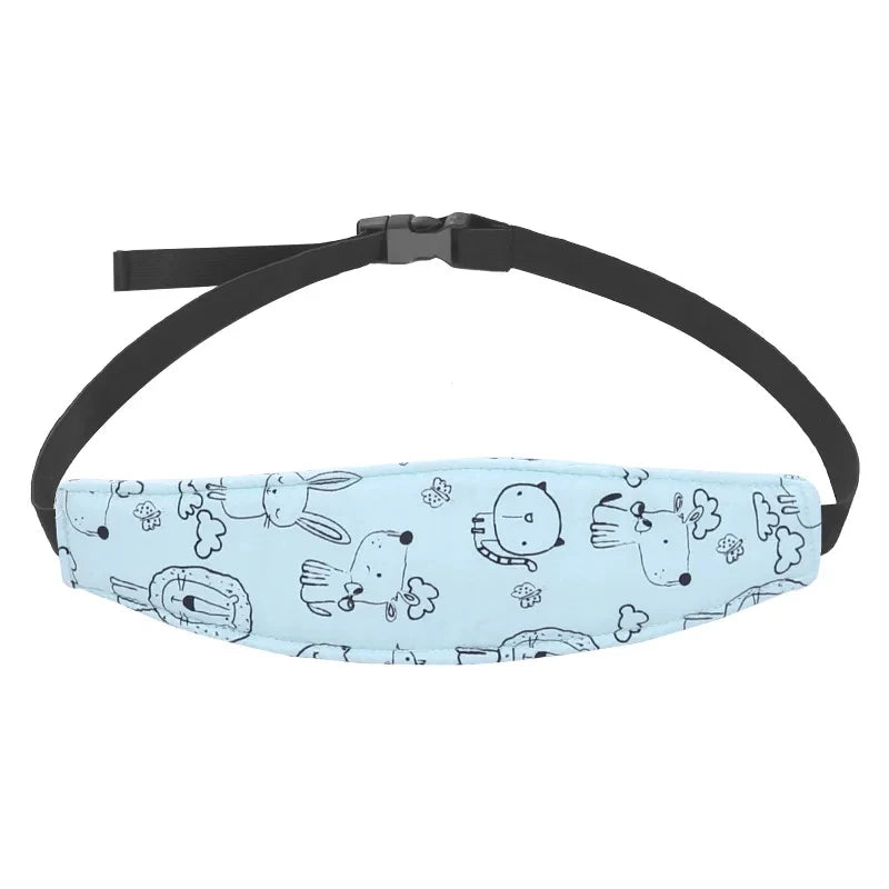 Baby Car Seat Head Support – Adjustable Sleeping Headrest Strap