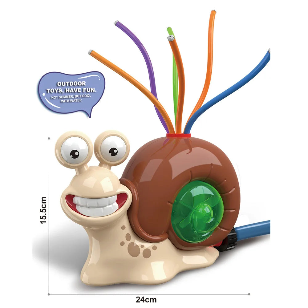 Snail Water Spray Toy – Fun Outdoor Splash for Kids
