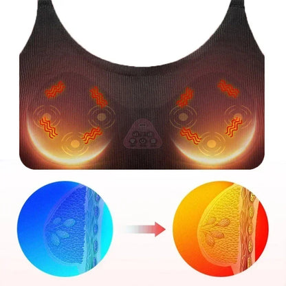 Electric Breast Massage Bra with Infrared Heating & Vibration
