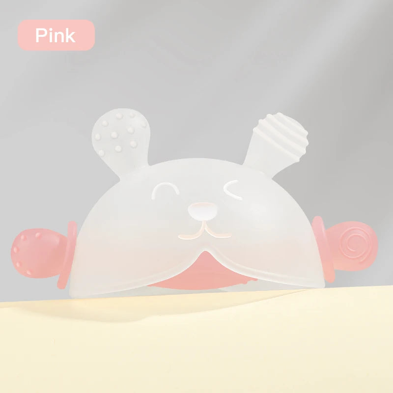 Bunny Silicone Teething Toy – Anti-Thumb Sucking Relief