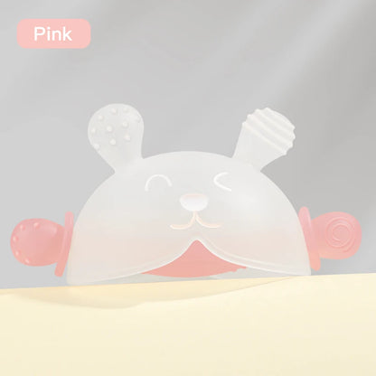 Bunny Silicone Teething Toy – Anti-Thumb Sucking Relief