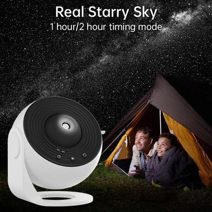Galaxy Projector Night Light with 360° Starry Sky Effect