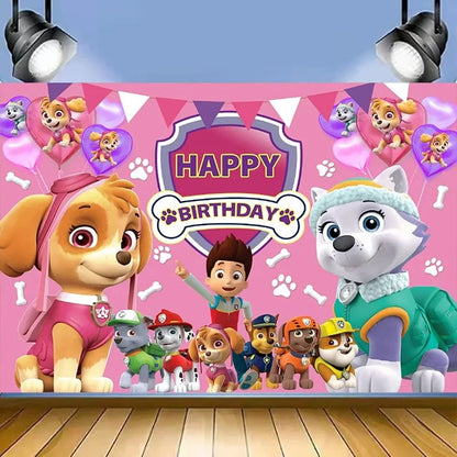 Paw Patrol Birthday Party Supplies – Skye Theme Tableware Set