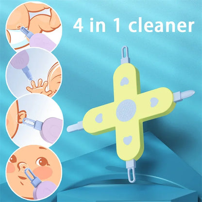 4-in-1 Baby Hygiene Tool – Gentle Ear, Nose & Navel Care