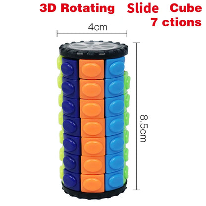 3D Rotating Puzzle Toy for Focus, Learning & Stress Relief