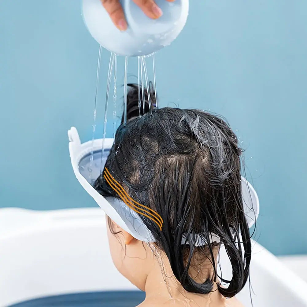 Baby Shower Cap with Adjustable Fit & Gentle Ear Protection