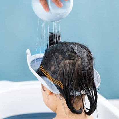 Baby Shower Cap with Adjustable Fit & Gentle Ear Protection