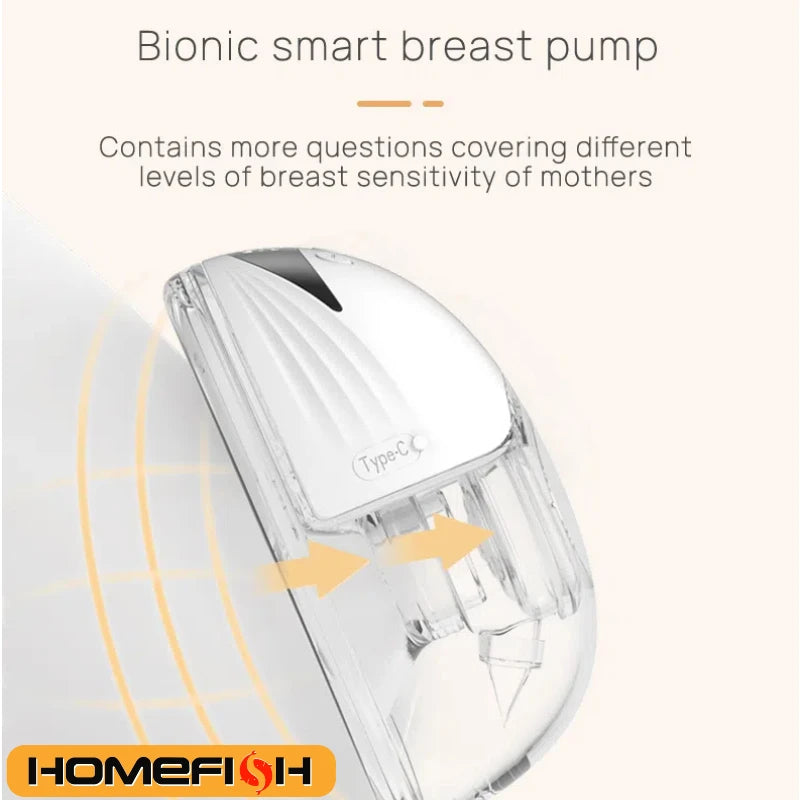 Wearable Electric Breast Pump – Hands-Free & Portable
