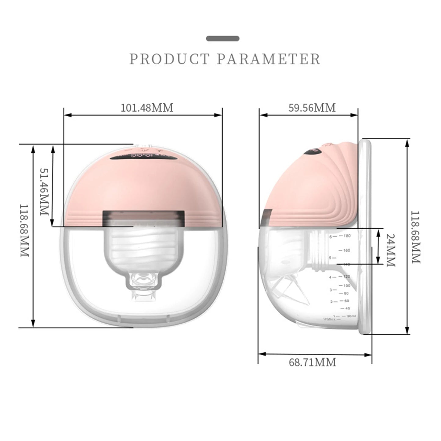 Portable Electric Breast Pump – Hands-Free & Painless