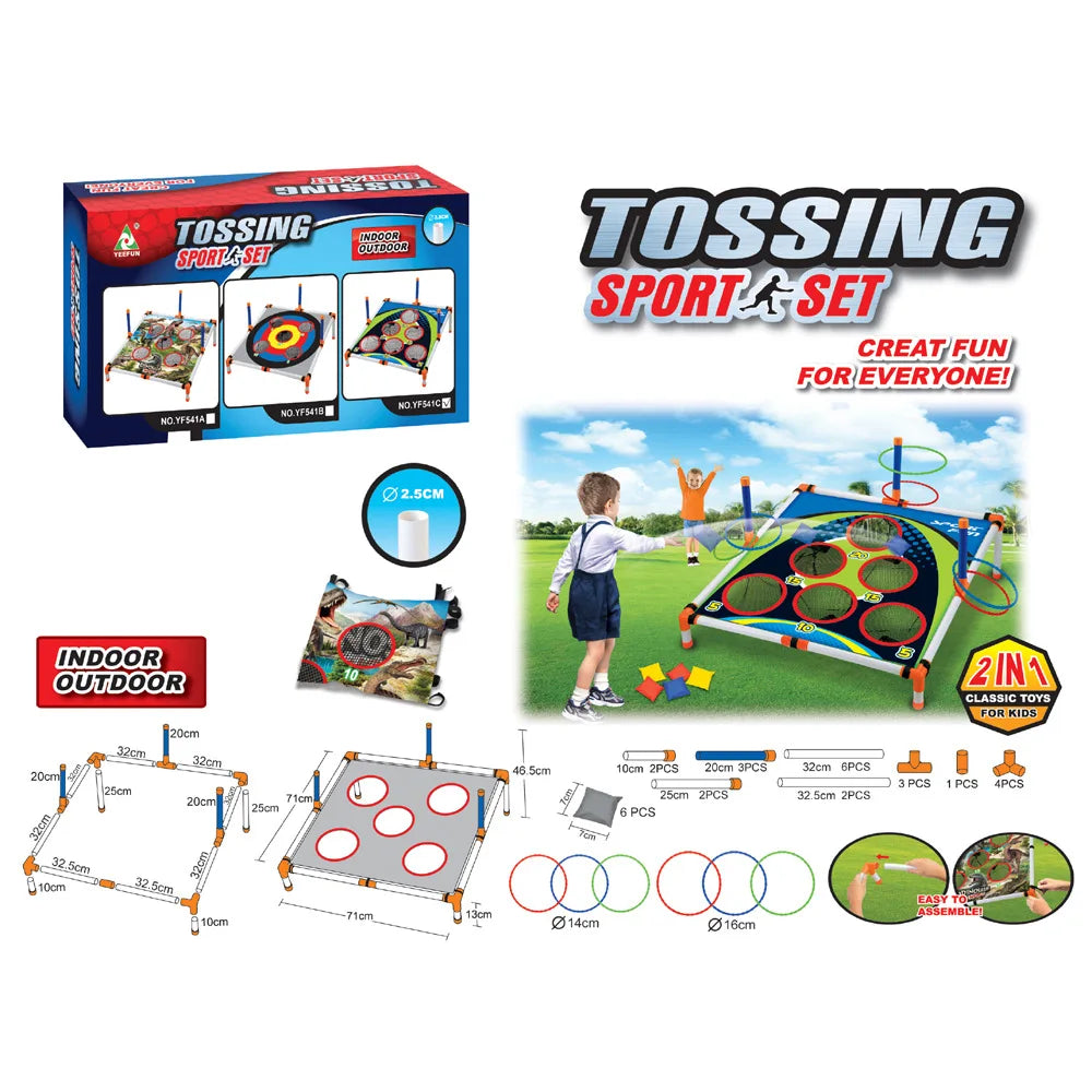 Portable Cornhole Game Set for Easy Outdoor Family Fun