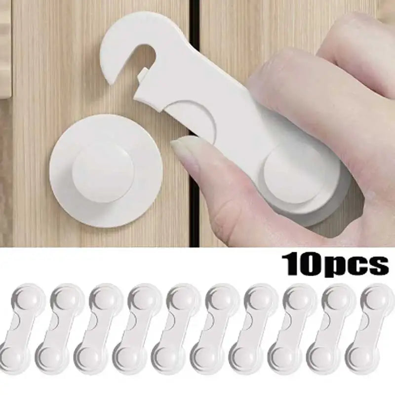 Baby Safety Locks 10 Pack – Secure Cabinets & Drawers at Home