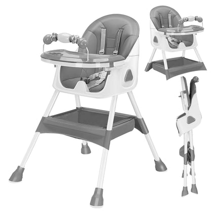 Foldable Baby High Chair – Anti-Slip & Easy Clean Feeding