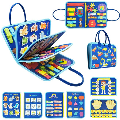 Montessori Busy Board for Kids – Learn Through Play