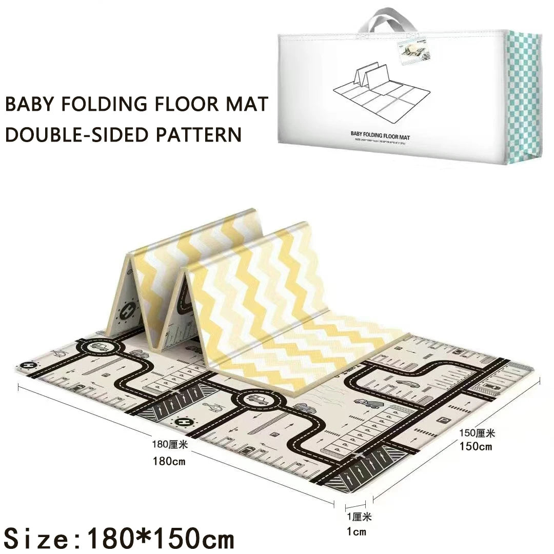 Foldable Baby Play Mat – Waterproof, Soft & Outdoor Safe