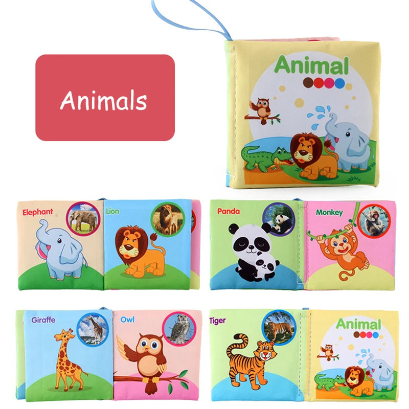Baby Soft Cloth Book – Montessori 3D Educational Toy