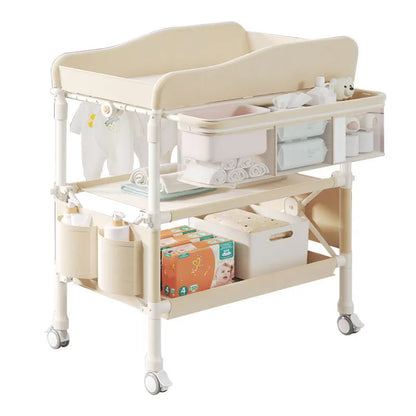 Portable Baby Changing Station with Foldable 4-in-1 Design