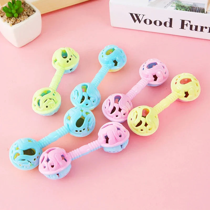 Double-Headed Baby Hand Rattle – Fun Musical Toy Set