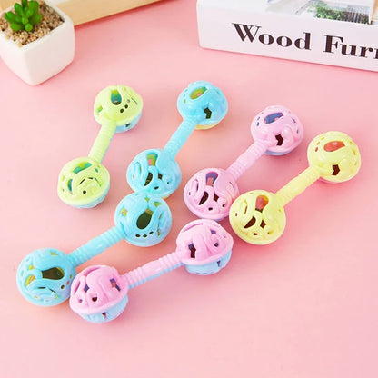 Double-Headed Baby Hand Rattle – Fun Musical Toy Set