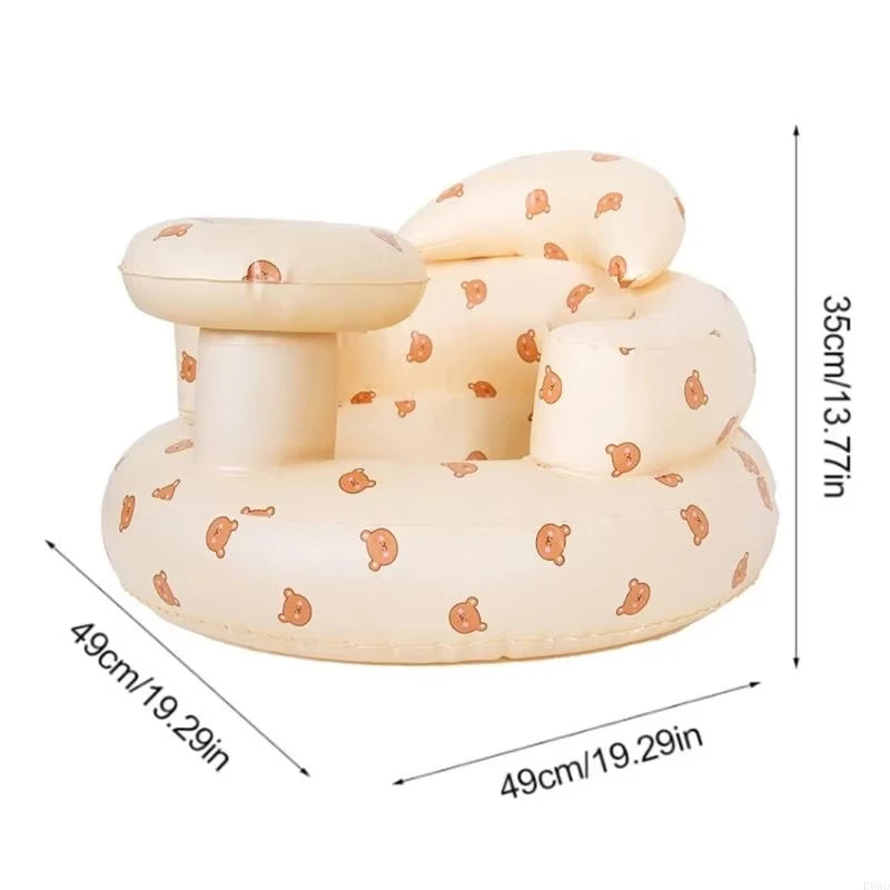 Inflatable Baby Seat for Safe Sitting & Feeding Support