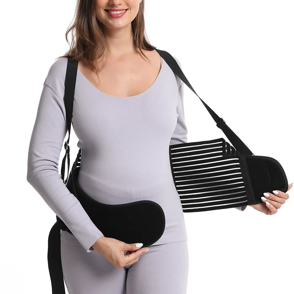 Double Support Maternity Belly Belt – Adjustable Comfort