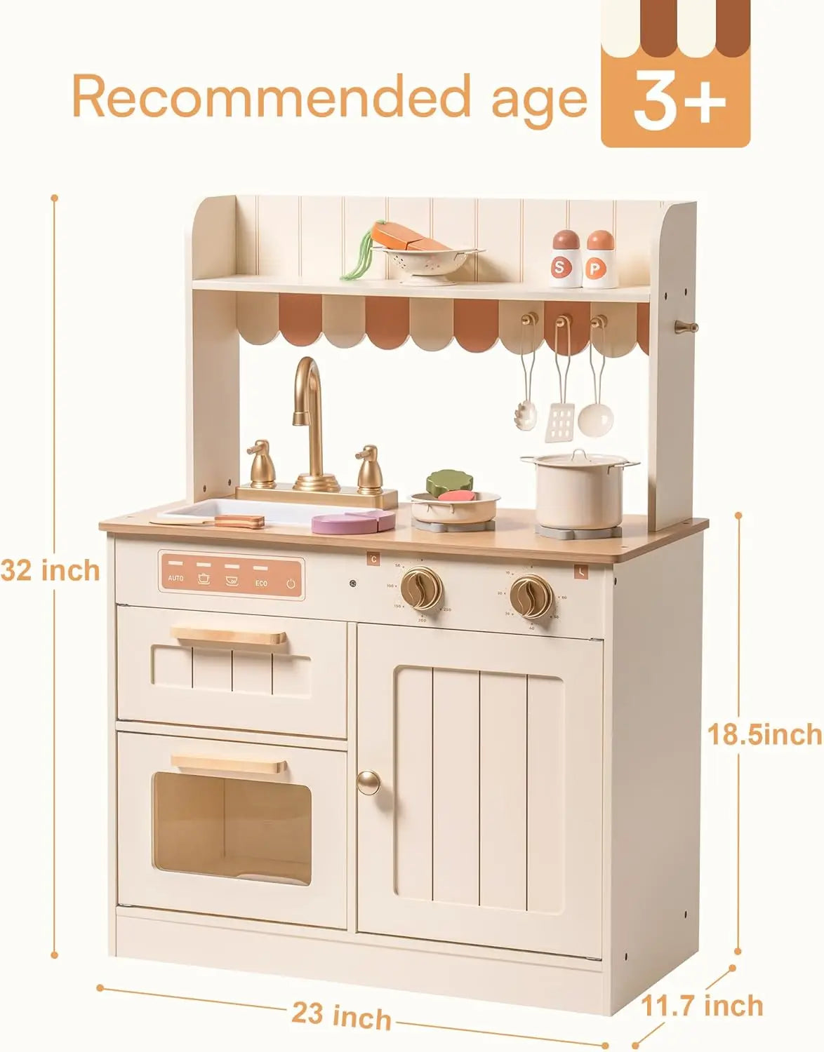 buy wooden kids kitchen - KentDO