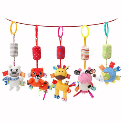 Baby Sensory Hanging Rattle – Soft Plush Learning Toy