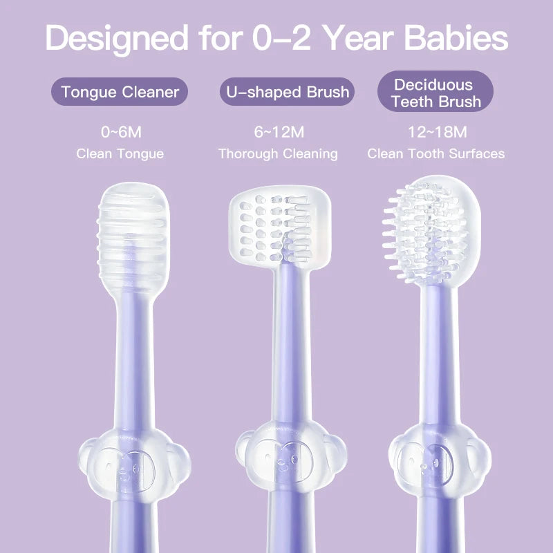 Infant Silicone Teeth Toothbrush – Gentle Oral Care Set