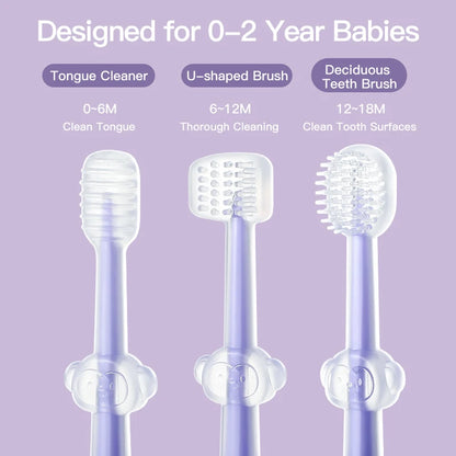 Infant Silicone Teeth Toothbrush – Gentle Oral Care Set
